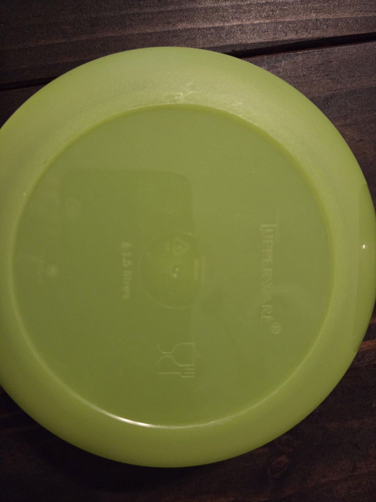 Tupperware SALAD ON THE GO SET Complete Set Green/Blue. 6 1/3 Cups, 1.5 Litres