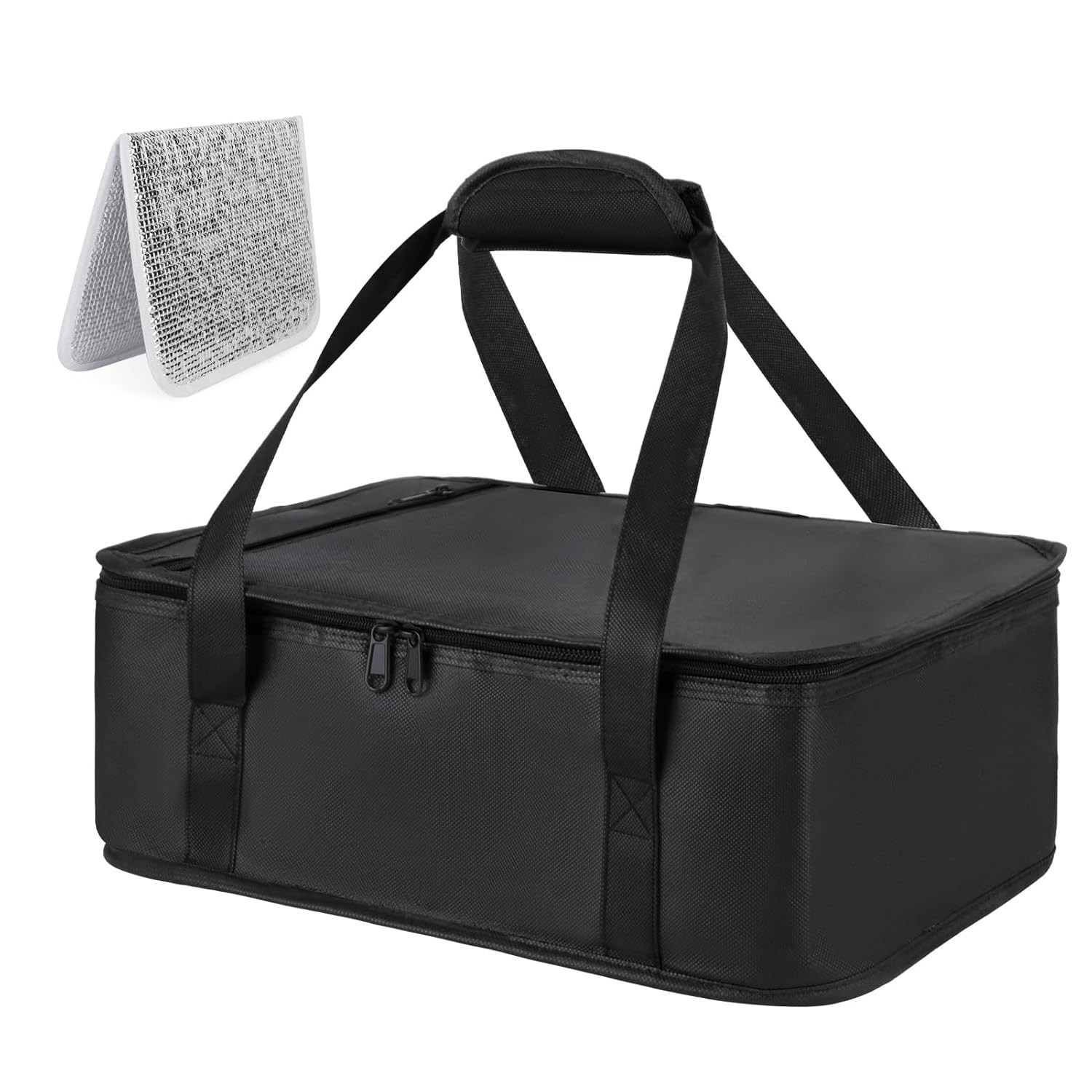 Insulated Casserole Carrier: Reusable Hot & Cold Food Transport Bag
