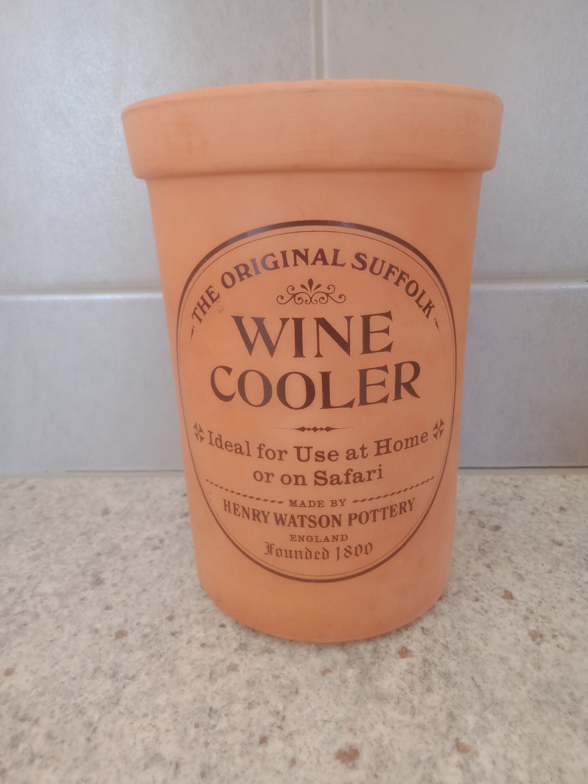 Henry Watson Pottery. Wine Cooler. Made In England (?) H:18cm.