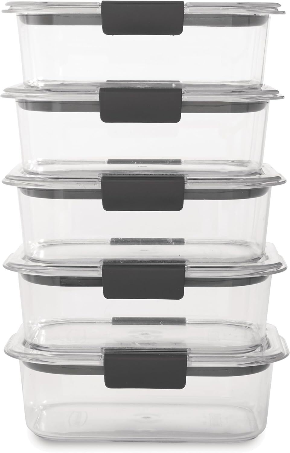 5 Packs BPA Free Food Storage Containers with Lids Airtight for Meal Prep Lunch