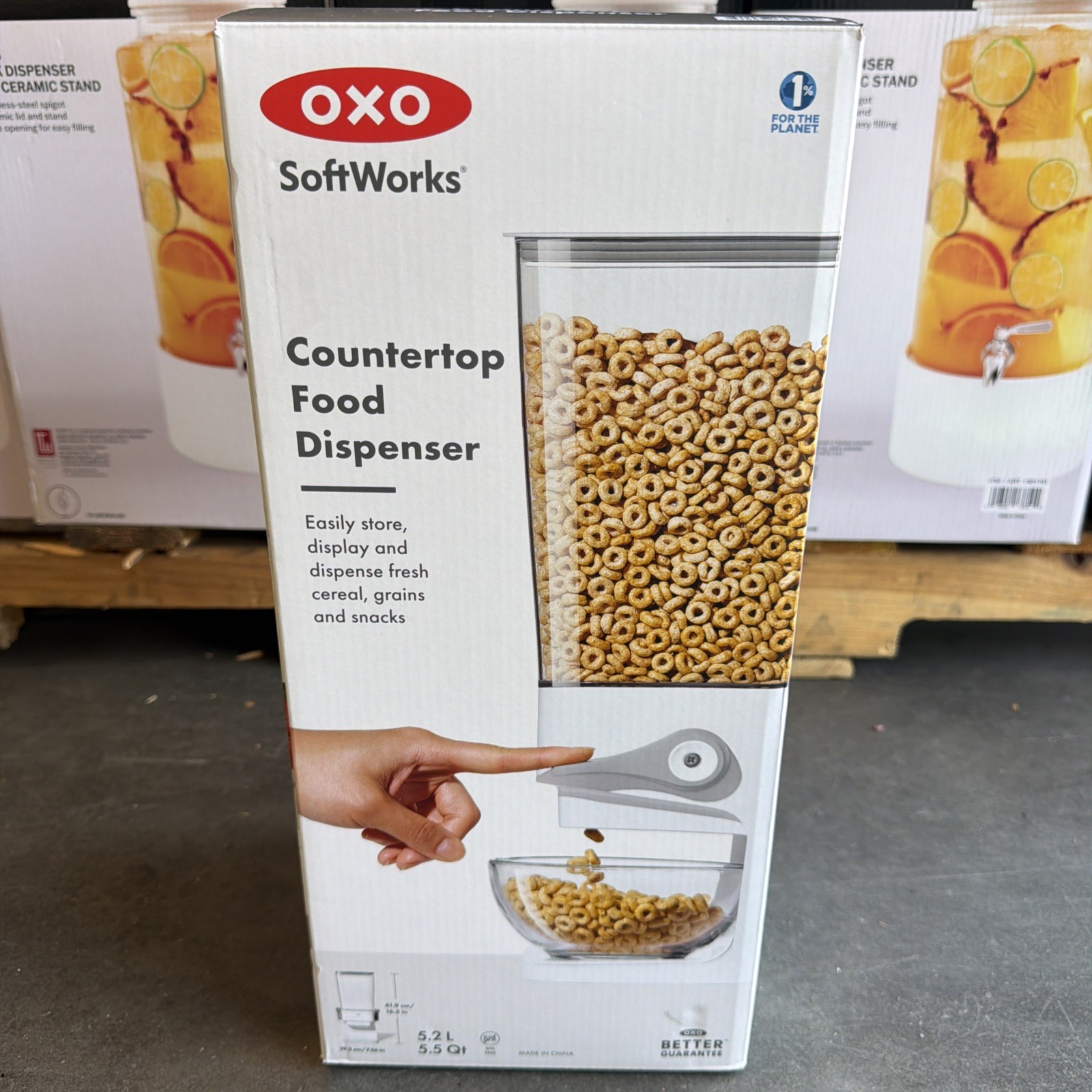 OXO SoftWorks Countertop Food Dispenser Brand New