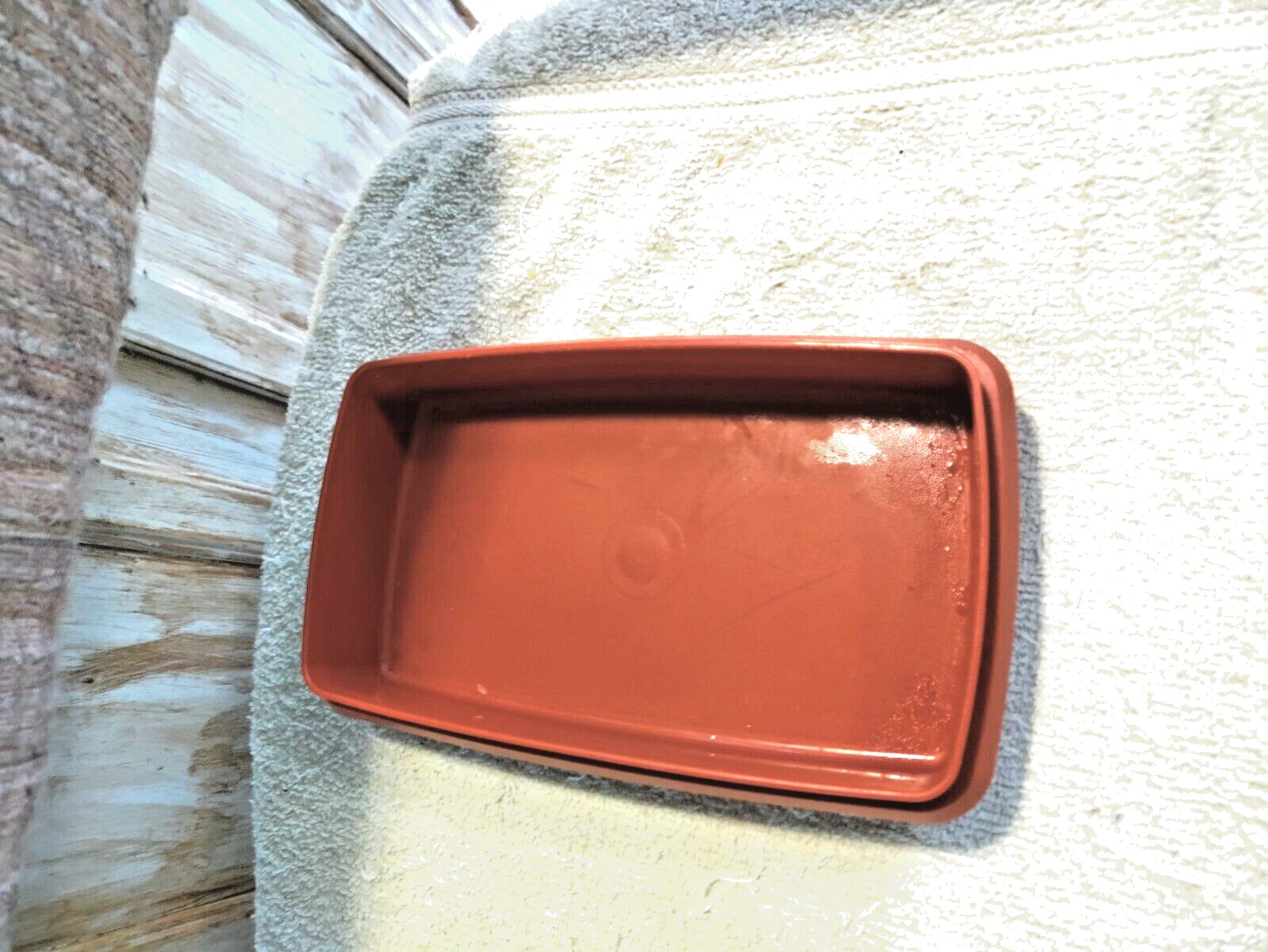 TUPPERWARE REPLACEMENT RUST DELI STORATE 816 9 X 5″