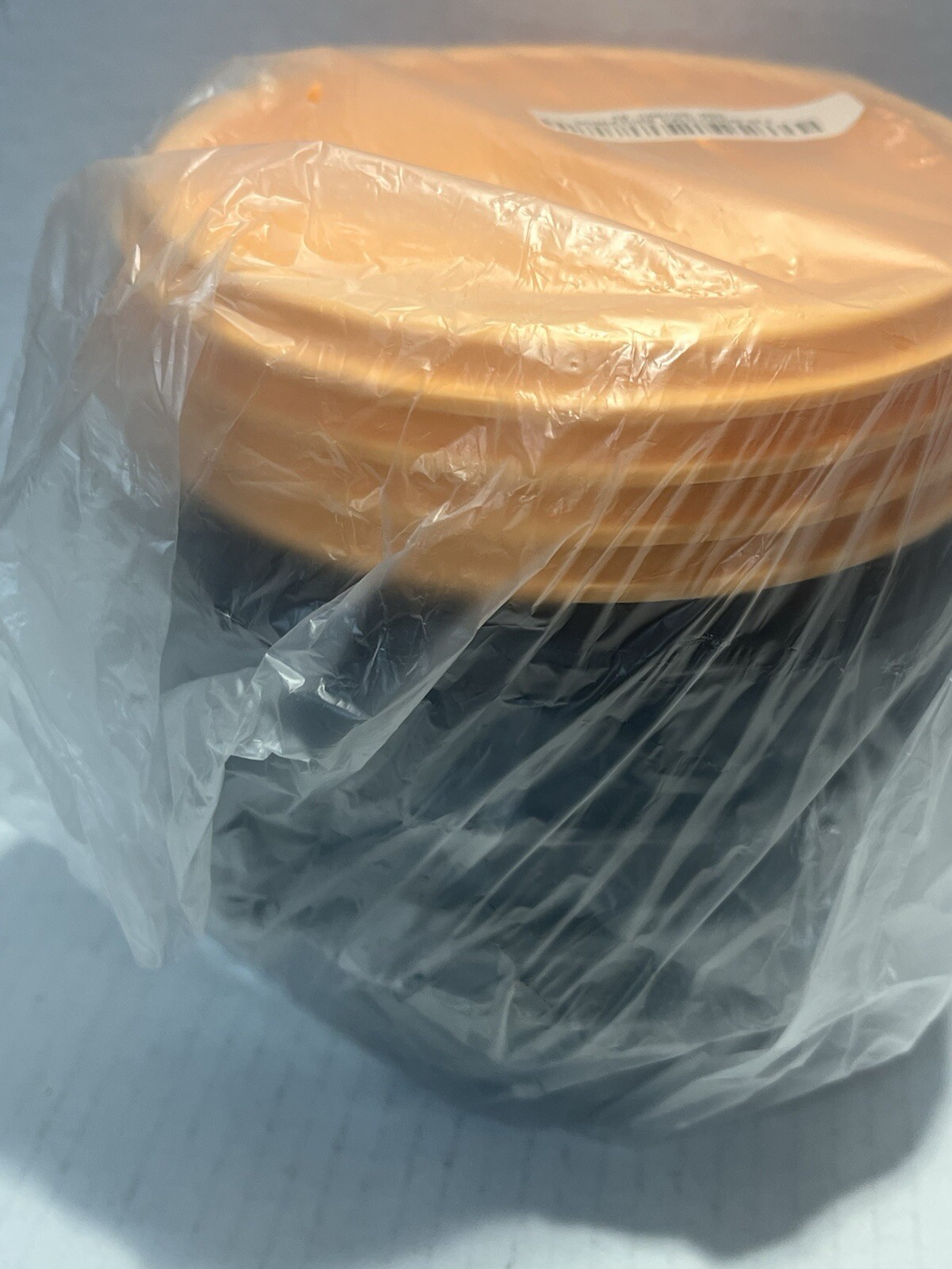 Tupperware Bowl Set 4x Mini Cauldron New Yellow Brown