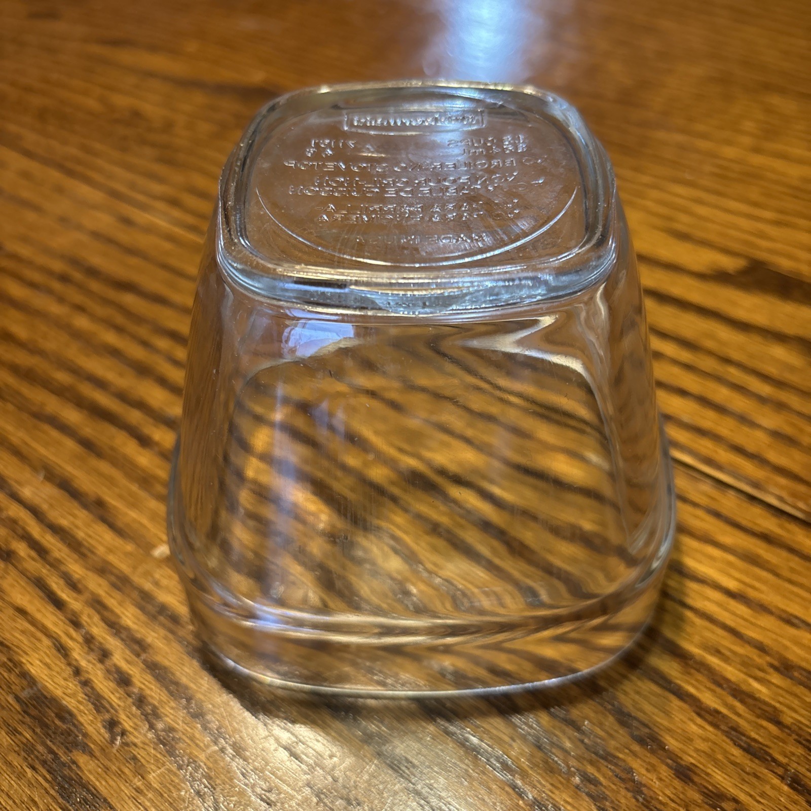 Rubbermaid Glass Storage Container NO LID 1.5 Cups 354 ml 7N61 Discontinued