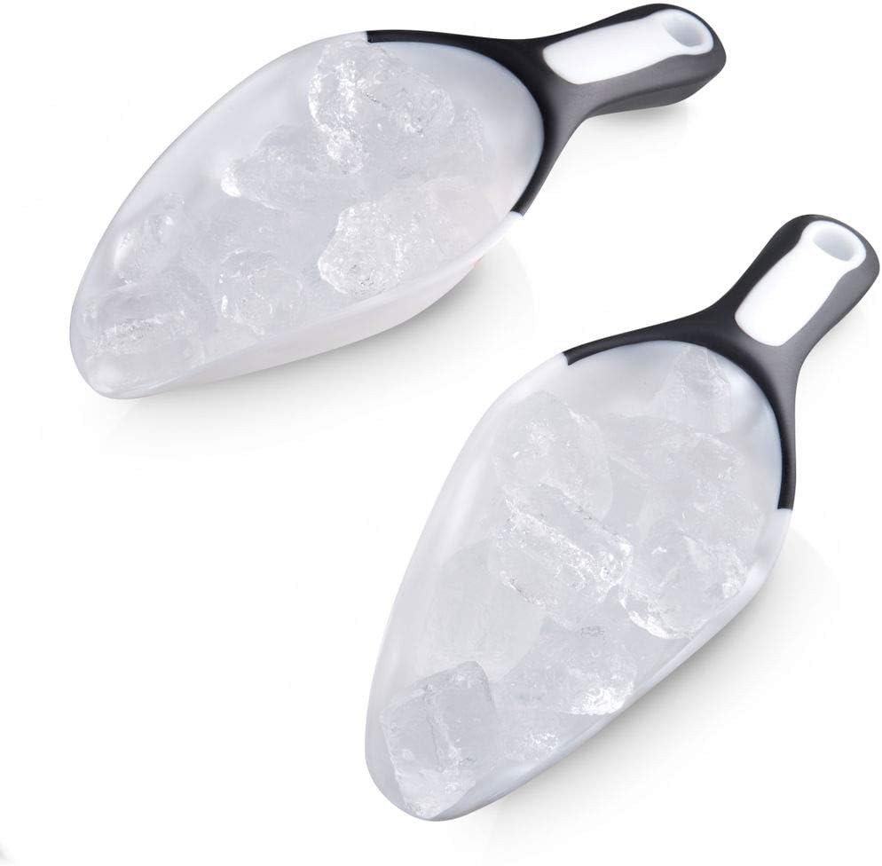 1-Cup Multipurpose Scoops (2-Pack) – Flexible Funnel Tip for Spill-Free Pours