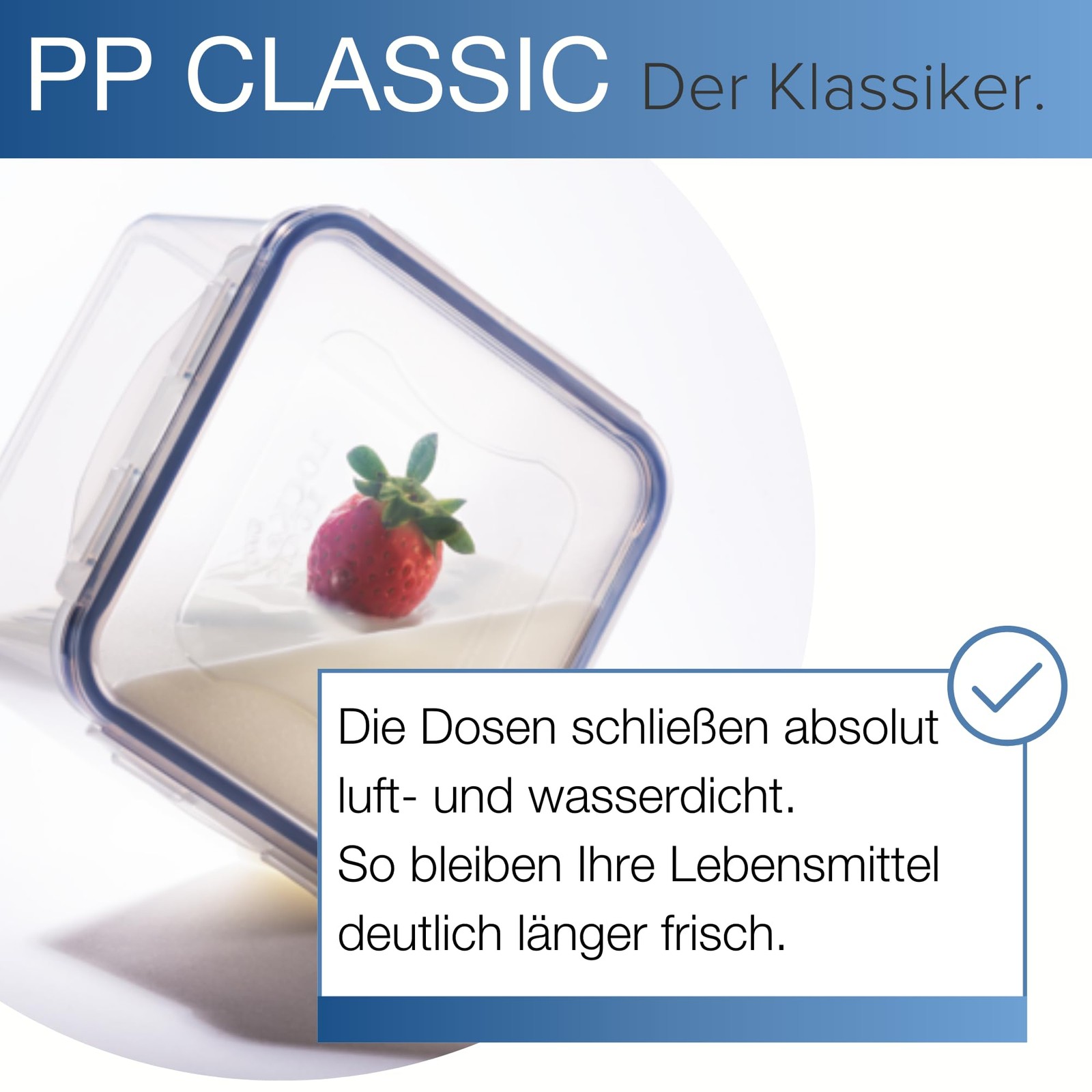 LOCK & Easy Essentials Food Lids/Pantry 8 Cup (Pack of 1), Clear