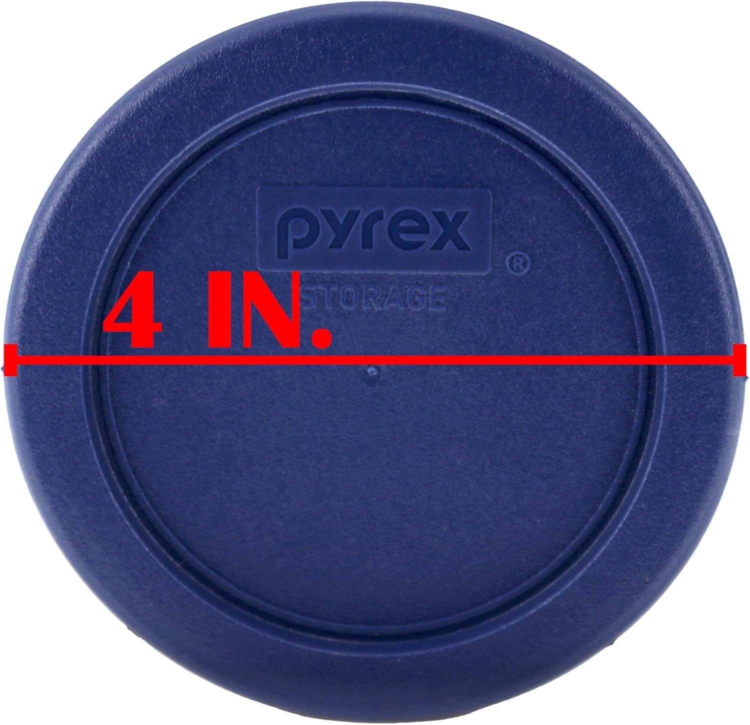1 Cup Food Storage Lids 4-Pack Dark Blue BPA-Free Plastic Round Shape