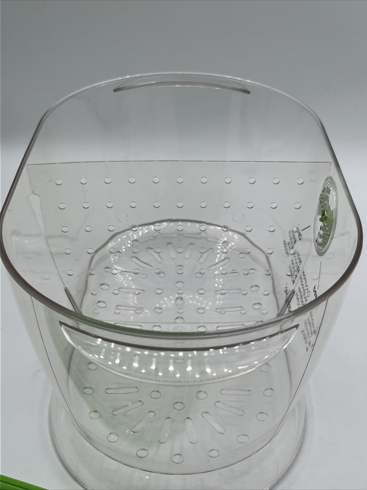 Progressive Prepworks Lettuce Keeper Food Storage , 4.7 Qt, Green Lid EUC