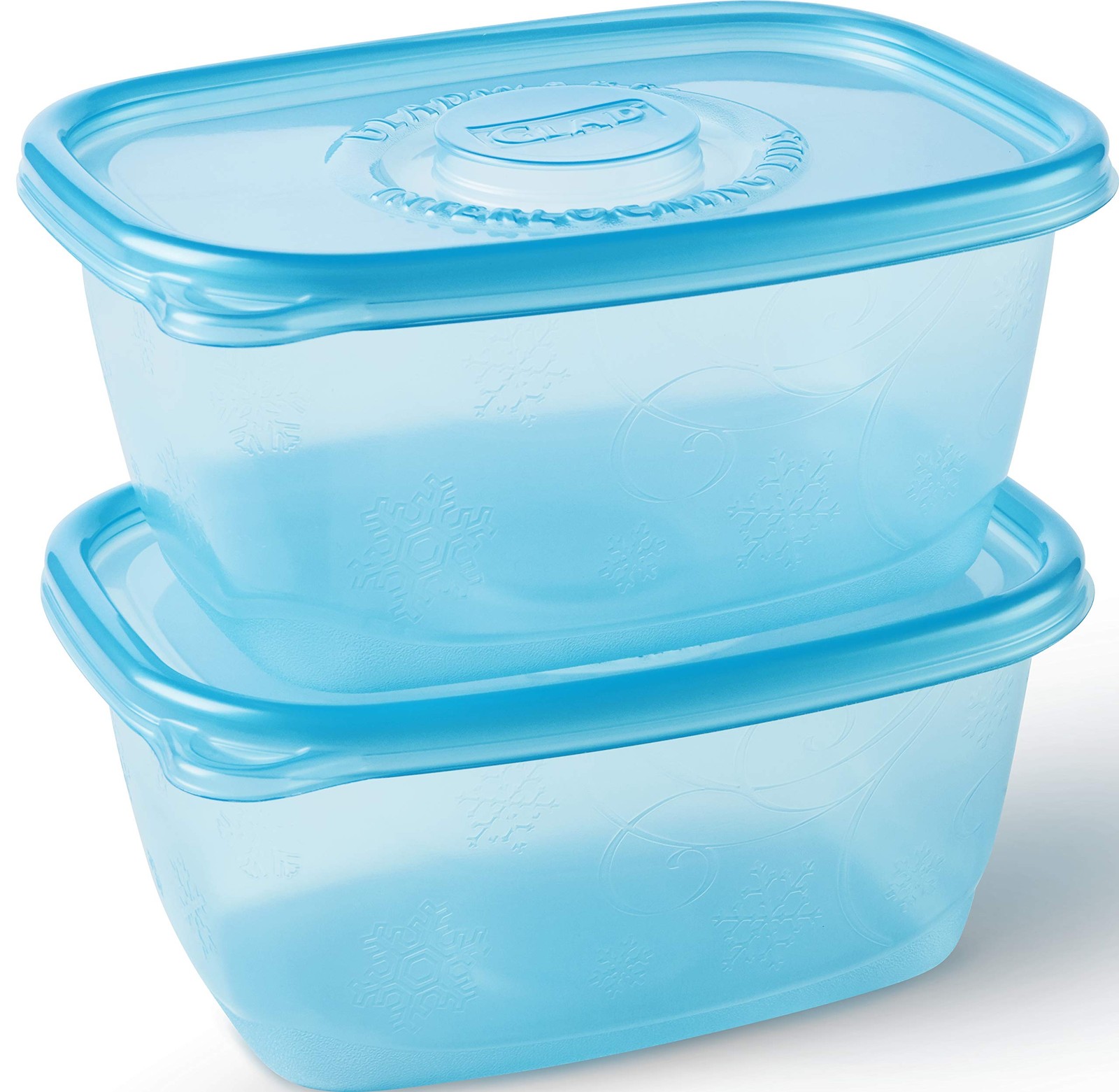 Gladware Freezerware Food Storage Containers, Large Rectangle Holds 64 Ounces