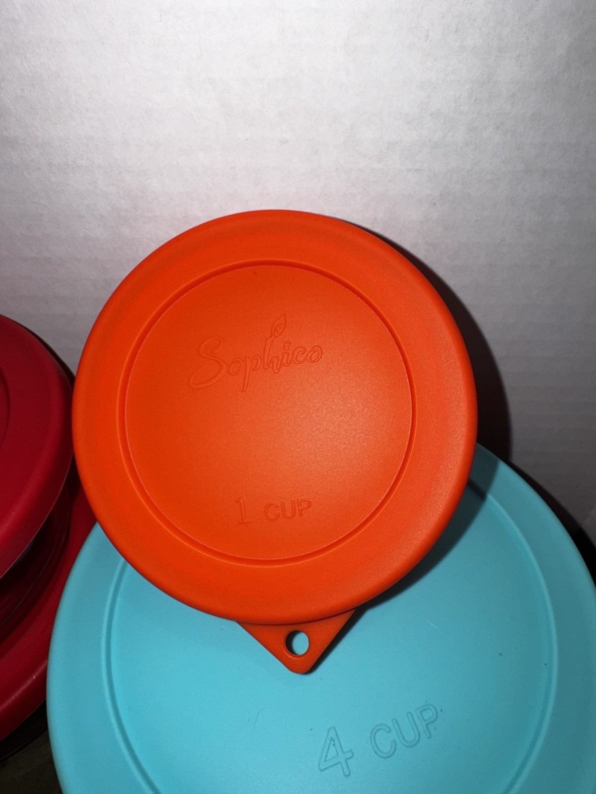 Anchor Hocking Glass Food Storage Bowls Set 4 New Silicone Lids 1-4 Cup