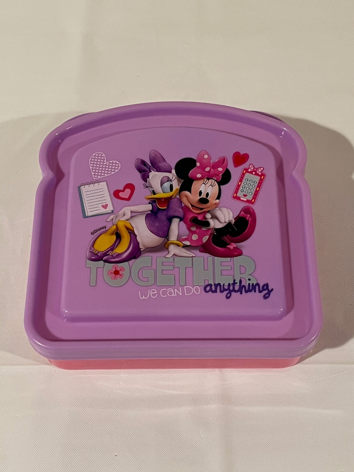 Lot of Zak Designs Lunch Storage Containers Disney Princess 3-Section & Minnie