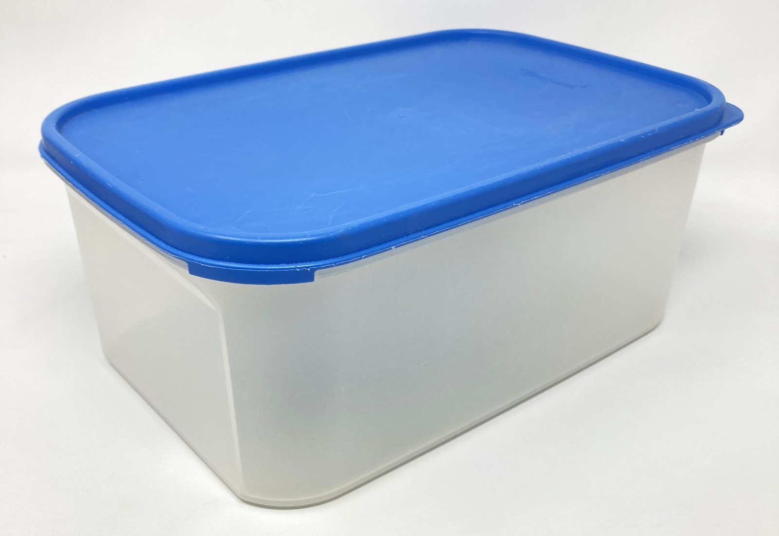 Tupperware Rectangle Modular Mate Country Blue Lid 4.3 Liters #1609-3