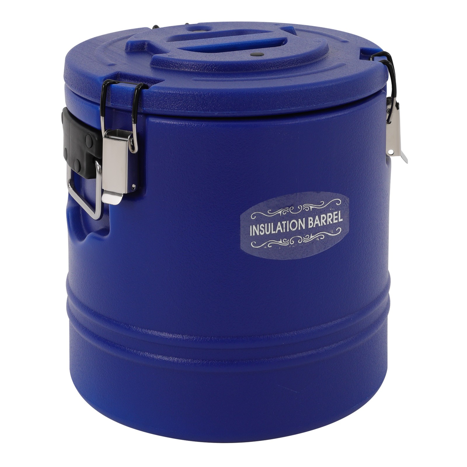Blue 15L/13.62 QT Modern Insulated Bucket, Insulated Soup Container With Lid