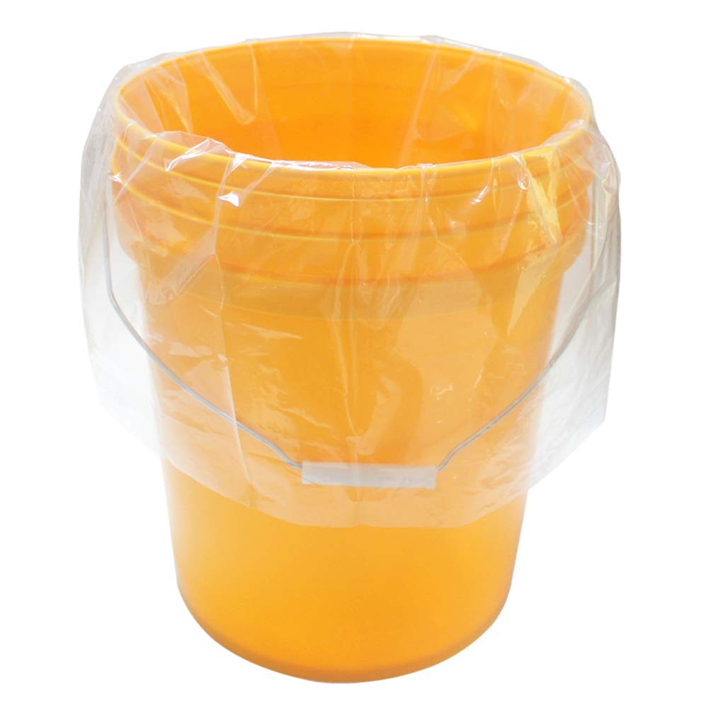 25 Pack 5 Gallon Bucket Liner Bags for Marinating and Brining, Great for Stor…