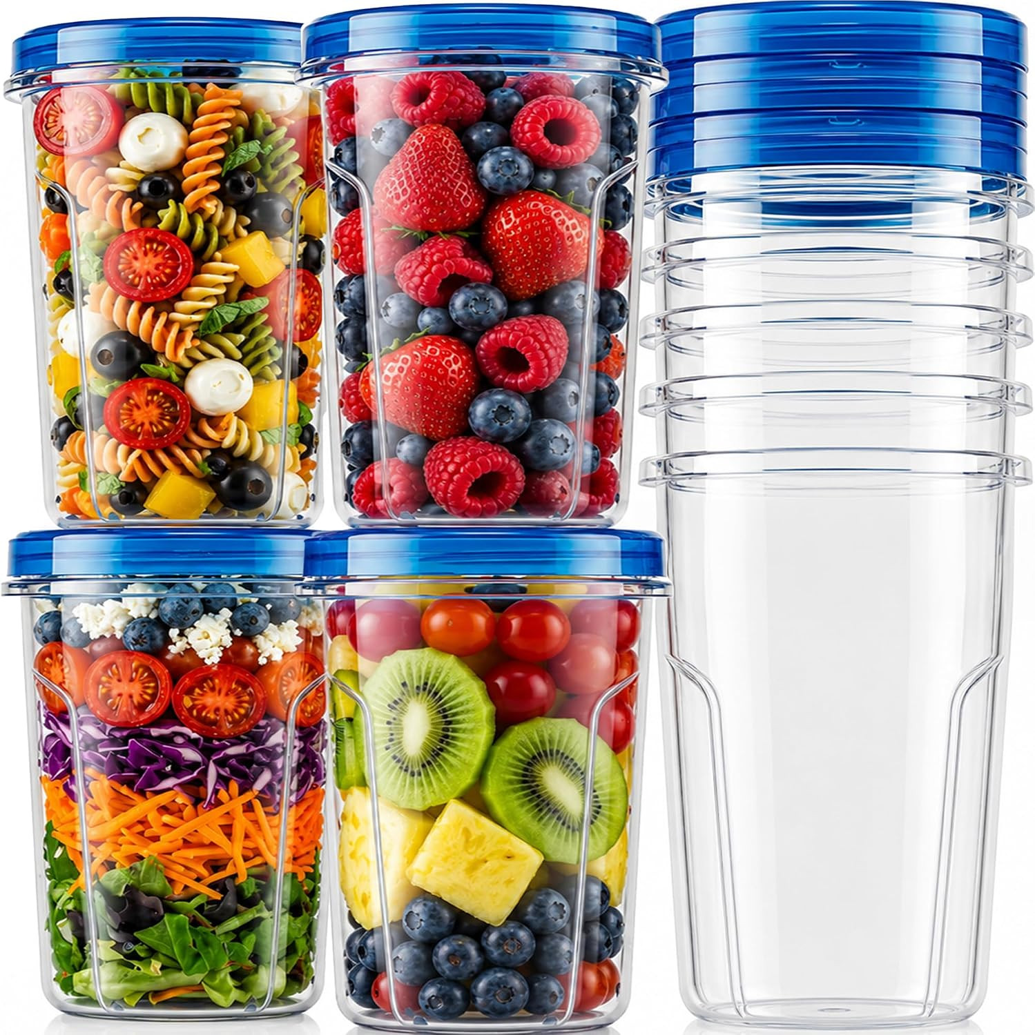 Tafura 10 Pack 32 Oz Freezer Storage Containers Leak-Proof – BPA Free Soup Conta