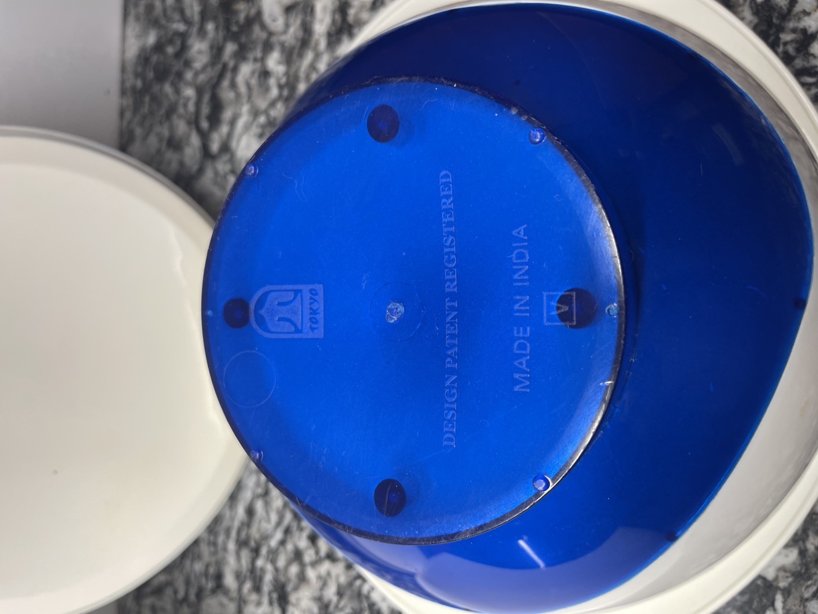 Pinnacle Tokyo Thermo Insulated Food Container Blue & White Pre-Owned Lot Of 2