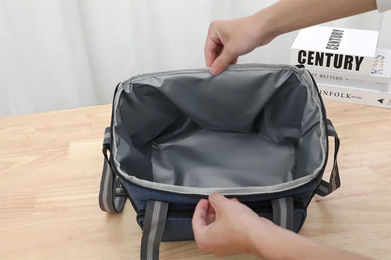 1 Pc Outdoor Picnic Lunch Bag 15L Leakproof Thickened Carry Tote Waterproof
