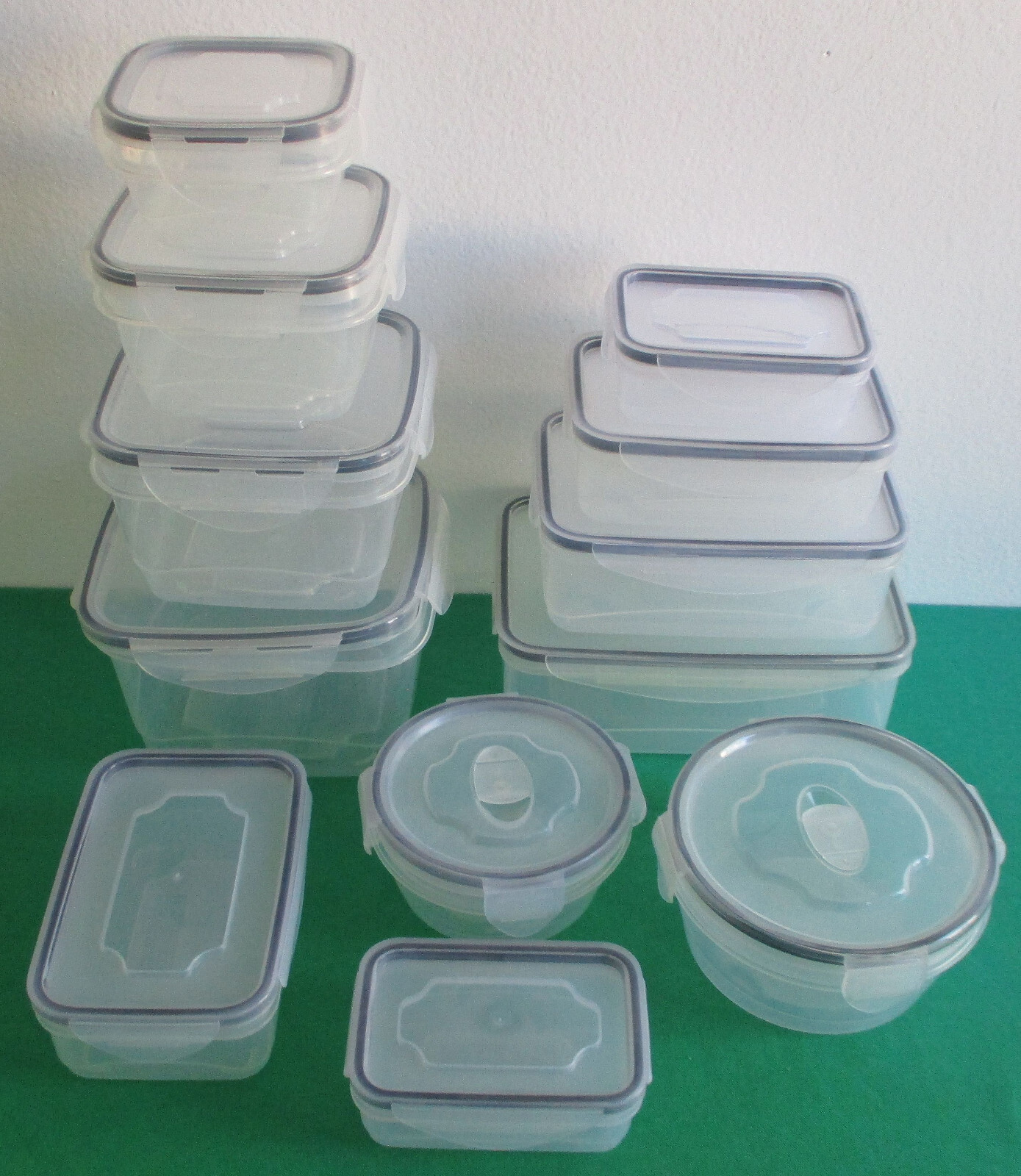 12pc Airtight Food Container Set Storage Lock Seal Lids Vent Leak Proof BPA-Free