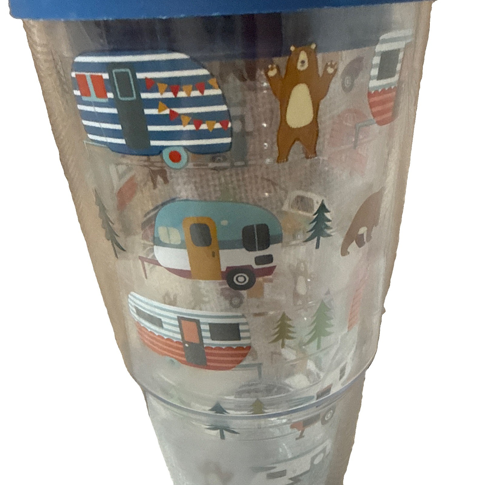 Tervis Trailer Bears Wrap 24 Oz. BPA Free Insulated Tumbler with Travel Lid