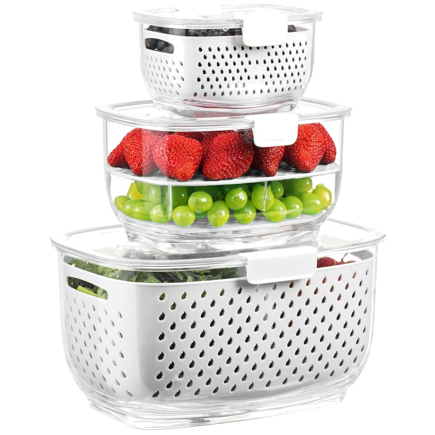 Fresh Produce Storage Containers Set – BPA-free