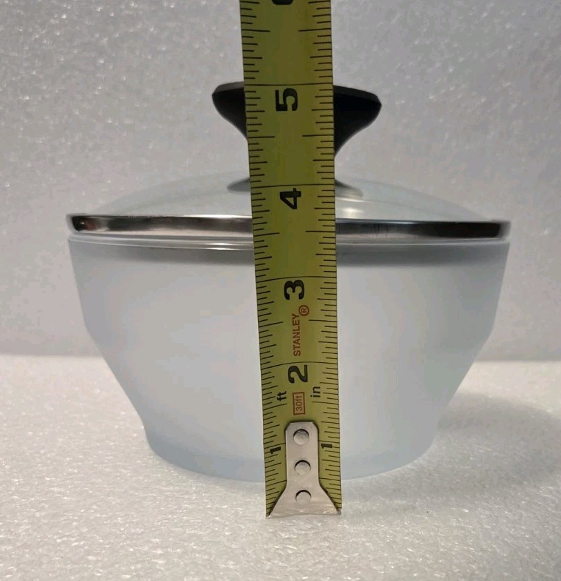 Anyday 8-Cup Microwave Cookware & Glass Container, Frosted Blue