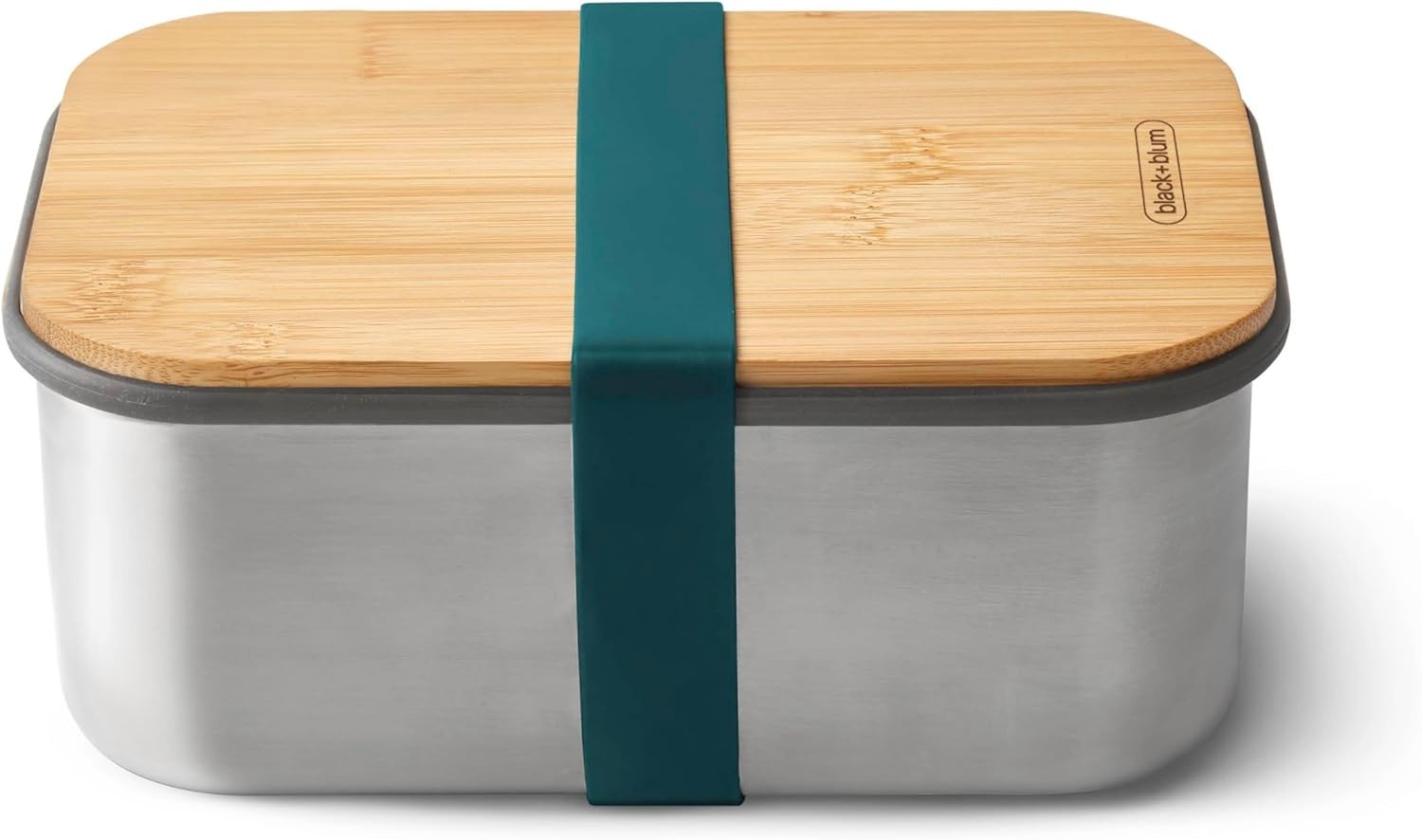 BLACK + BLUM Plastic Free Meal Prep Lunch Food Container with Bamboo Lid1.25L