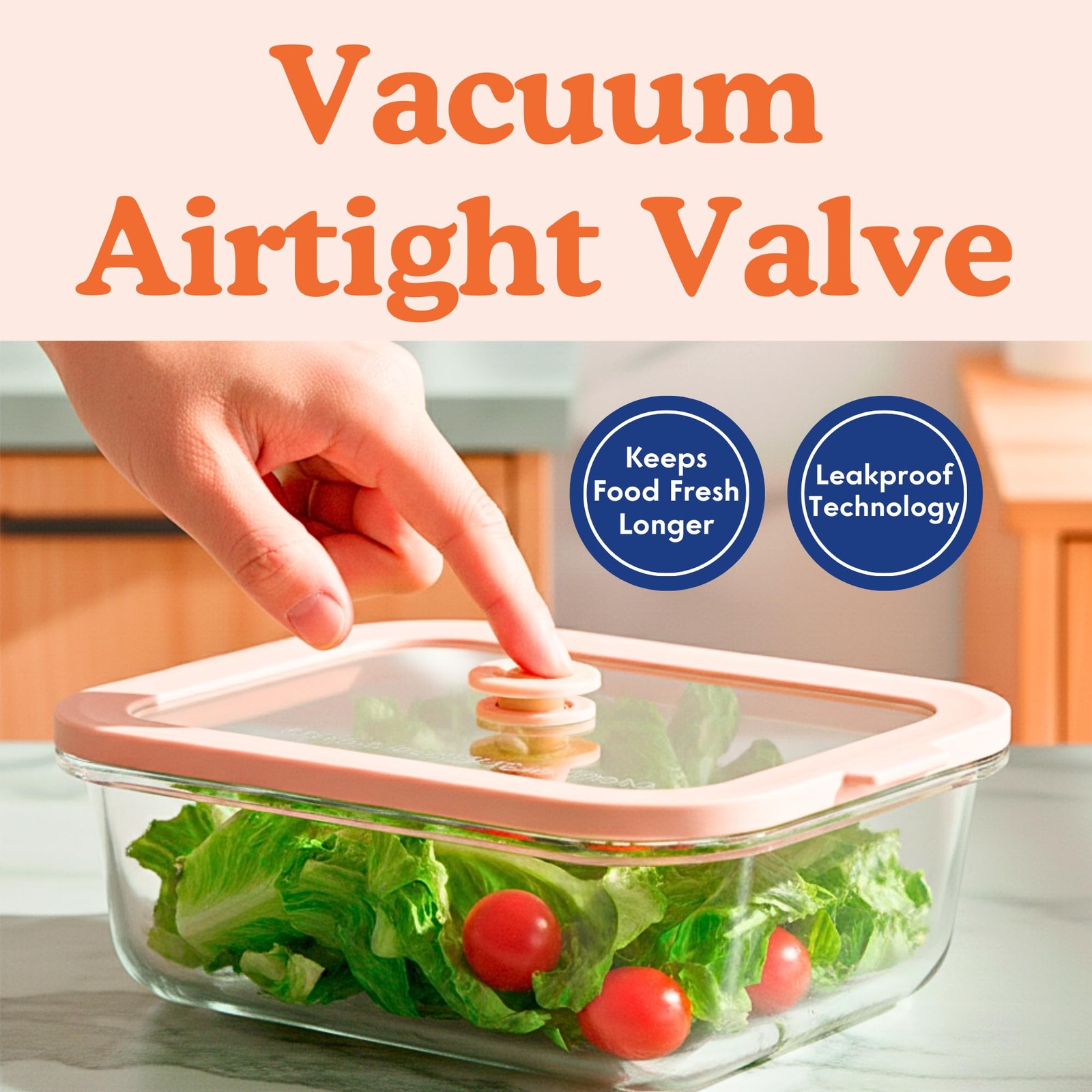 35 Oz Glass Food Storage Containers with Lids, Airtight, 4 Pack