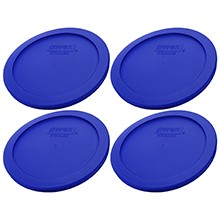 7201-PC 4-Cup Cadet Blue Plastic Food Storage Replacement Lid (4-Pack) – Made in
