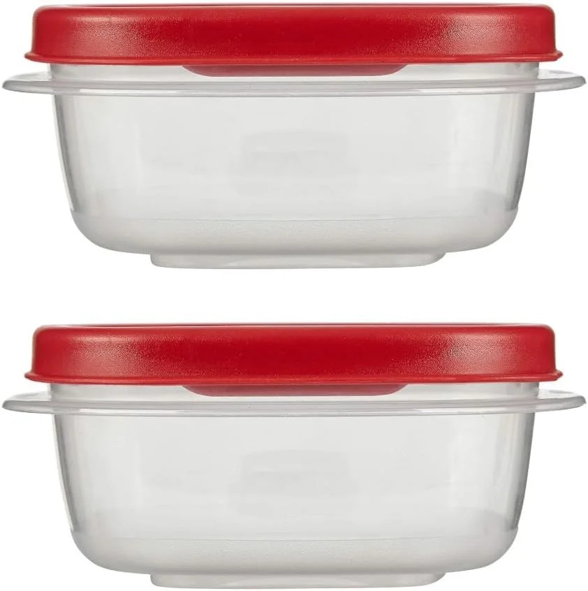 Rubber maid Food Storage Containers, 1.25 Cup Food Storage Containers, 9 Peice S