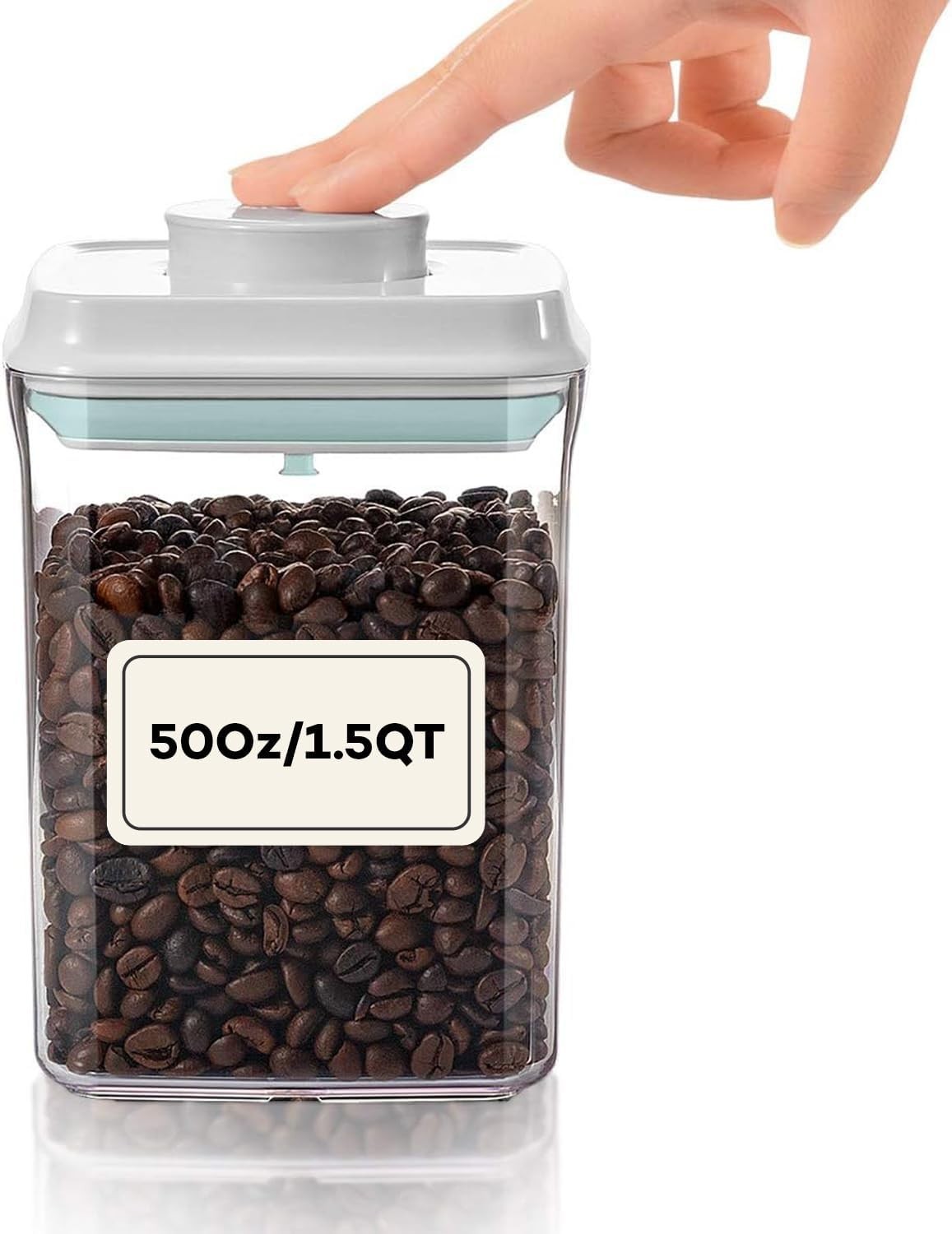 Bop Top Airtight Food Storage Containers W/ Lid 7 Cups / 57 oz Kitchen Canister