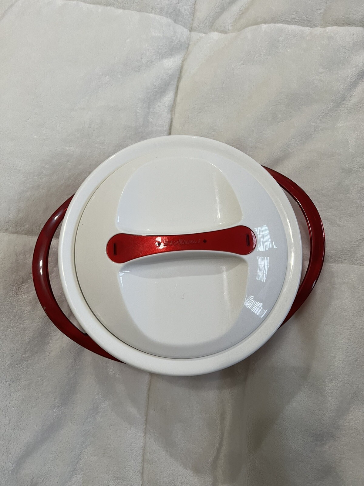 Pinnacle Tokyo Plast Thermo Insulated Food Bowl Red & White