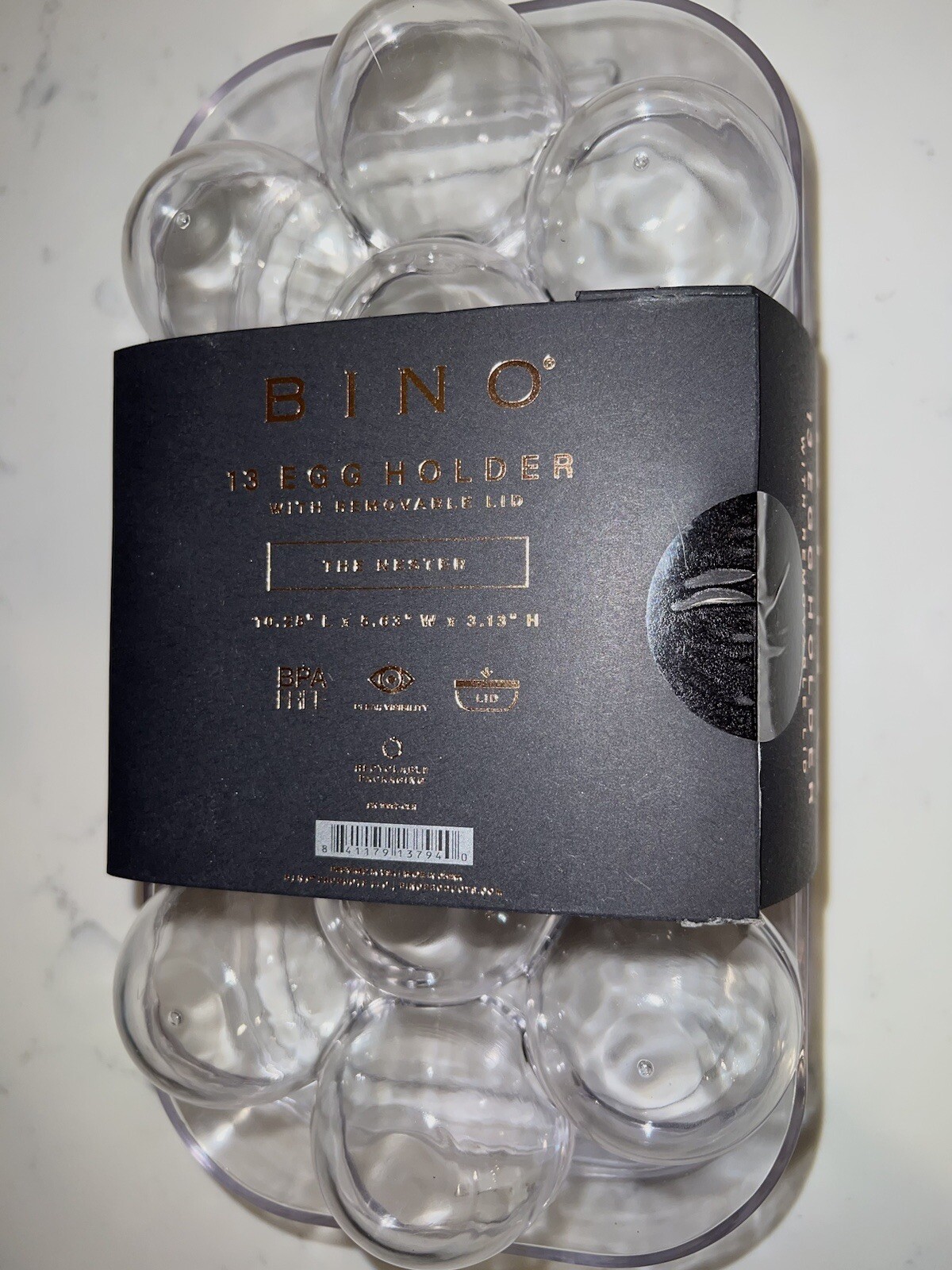 BINO 13 Egg Holder Container Removeable Lid The Nester Collection NEW