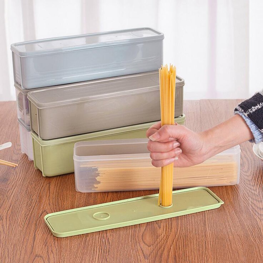 Guardians Pasta Container Noodle Food Storage Spaghetti Keeper Box with White