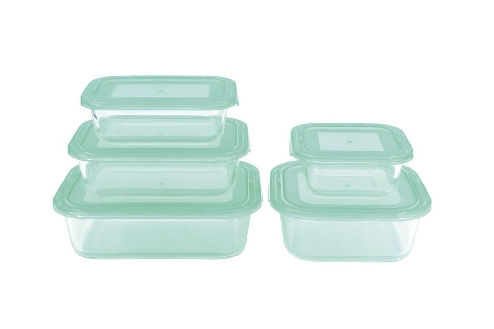 Glass Container Food Storage – 10 Piece Set