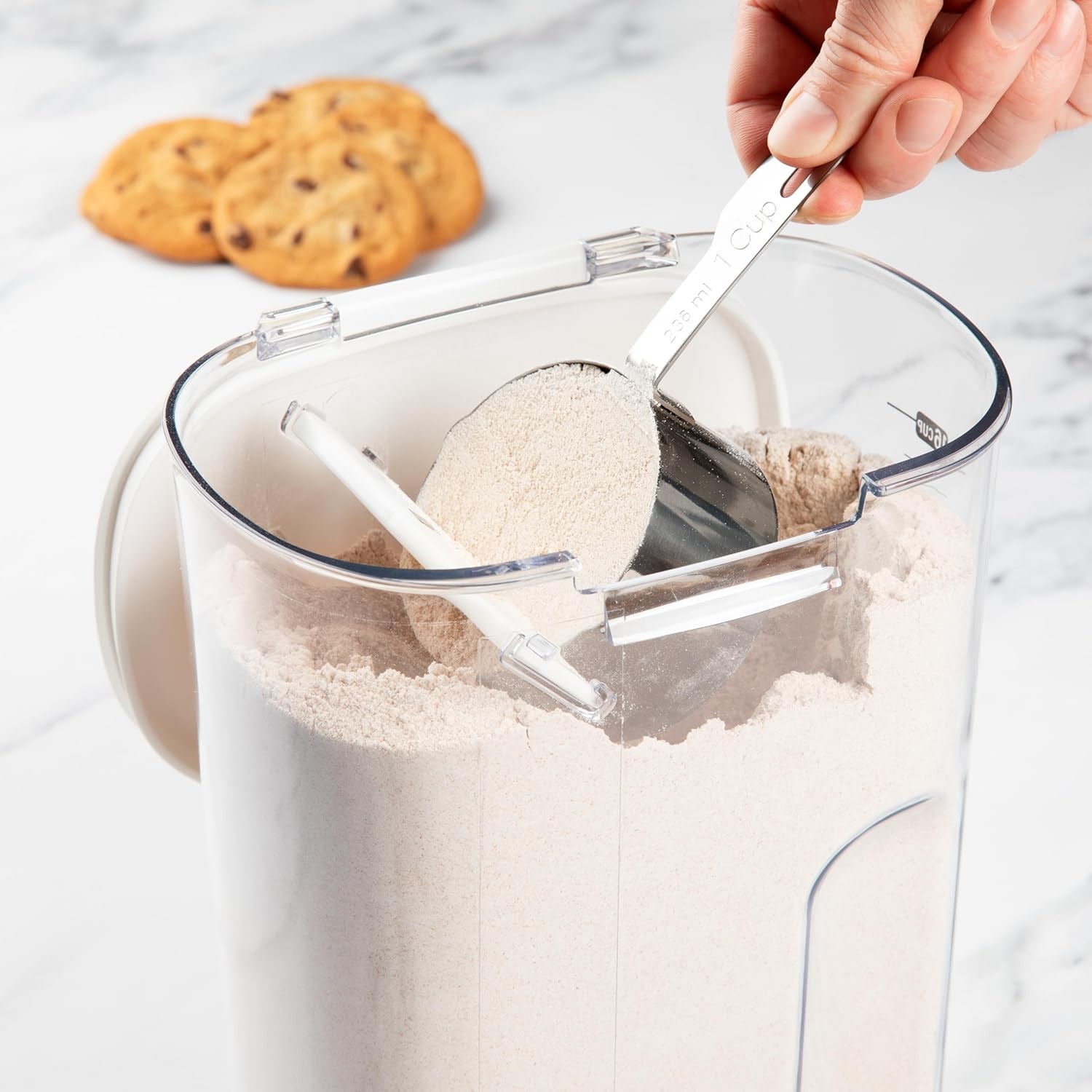 Airtight Food Storage Container Set with Magnetic Accessories