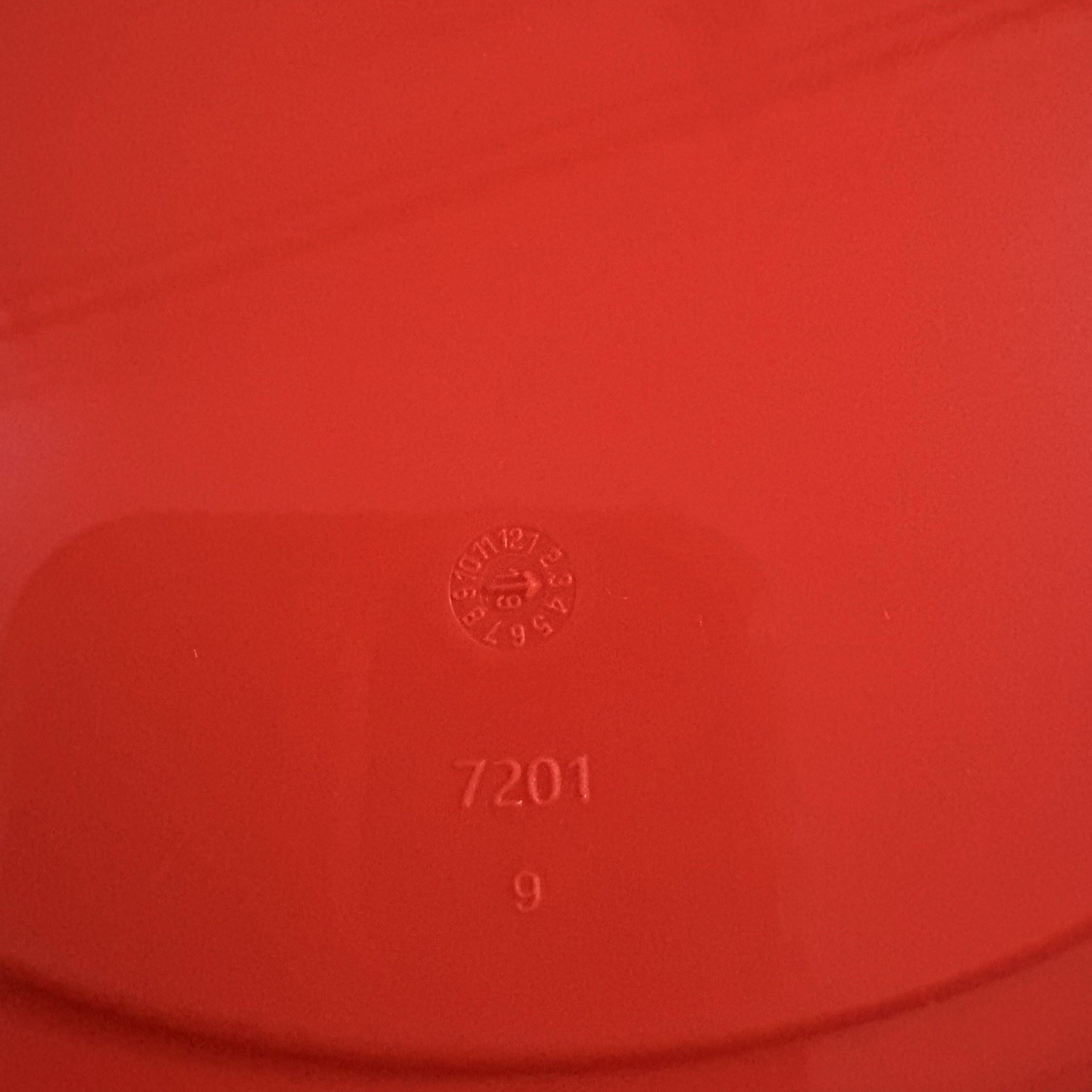 Pyrex 7201 4-Cup Round Glass Storage Bowl with Red Lid – Made in USA – Lot of 2