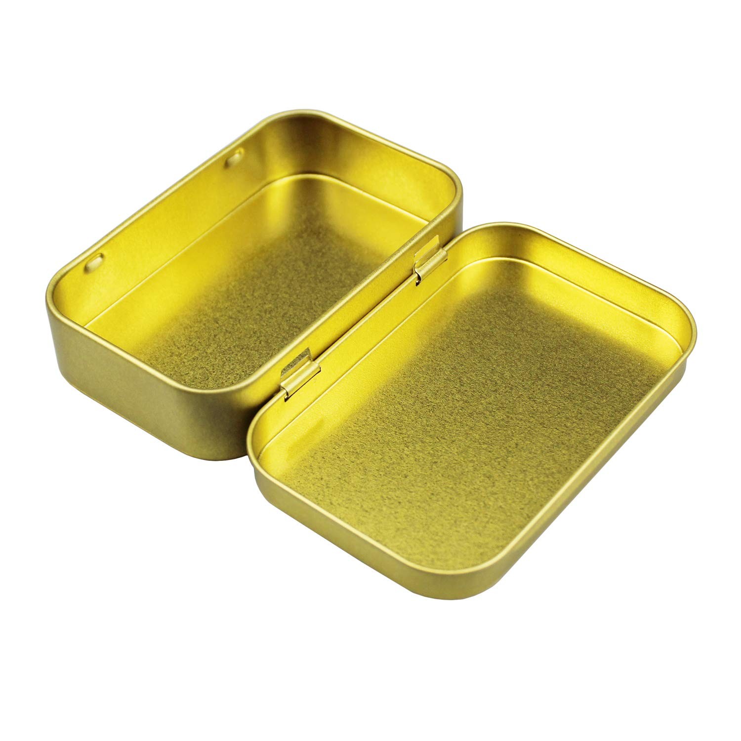 20 Pieces Rectangular 95 x 62 x 20 mm / 3.75 x 2.45 x 0.8 inches, Golden
