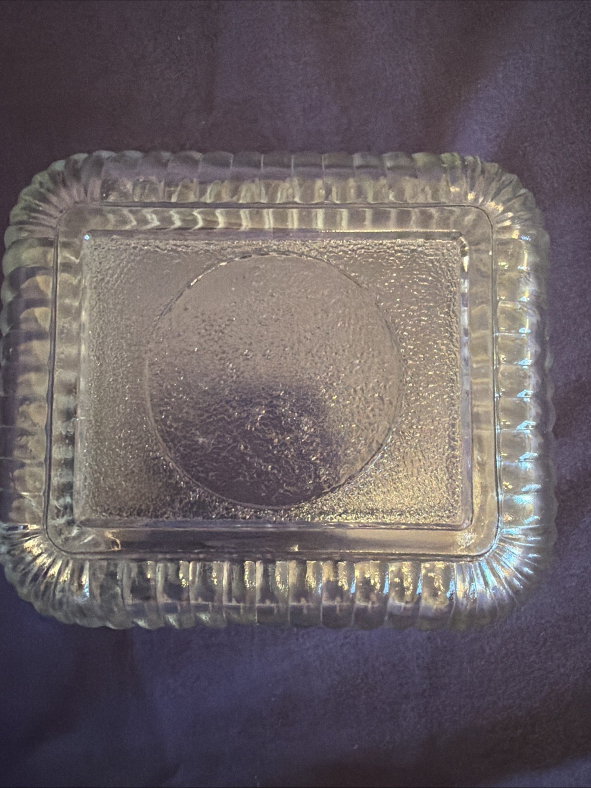 Glass Food Storage Container -Vintage