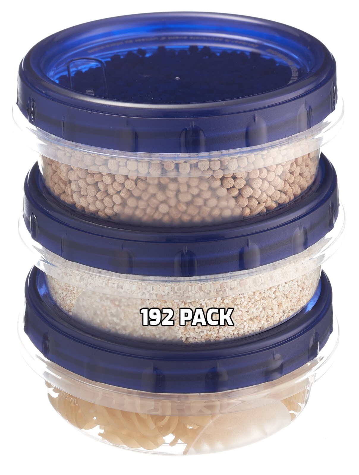 8oz Leak Proof Reusable Food Storage Plastic Container with Twist Top Lid 192pcs