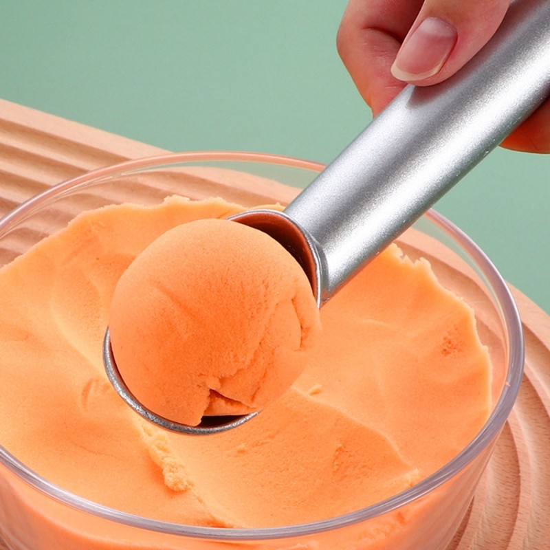 Ice Cream Scoops Balls Digger Handmade Easy Demoulding Kitchen Watermelon Spoon