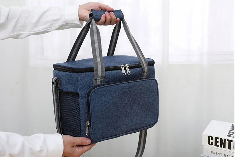 1 Pc Outdoor Picnic Lunch Bag 15L Leakproof Thickened Carry Tote Waterproof