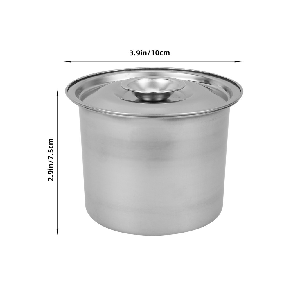 Ice Cream Containers Food Storage Stainless Steel with Lids Keeper