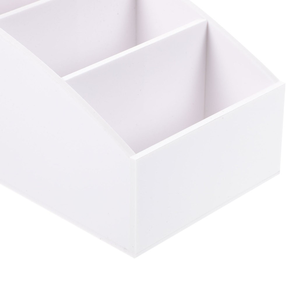 Acrylic Storage Box White For Hotel Lobby 1Pcs 4.91X3.54X3.34In