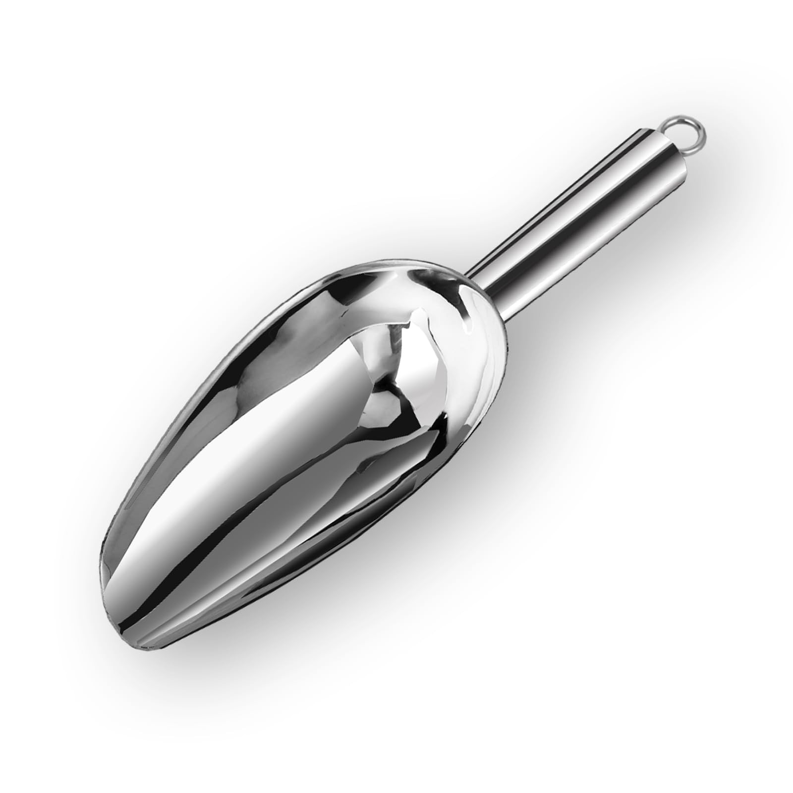 6oz Stainless Steel Ice Scoop for Ice Machine Ice Bucket Kitchen Gadgets Flour