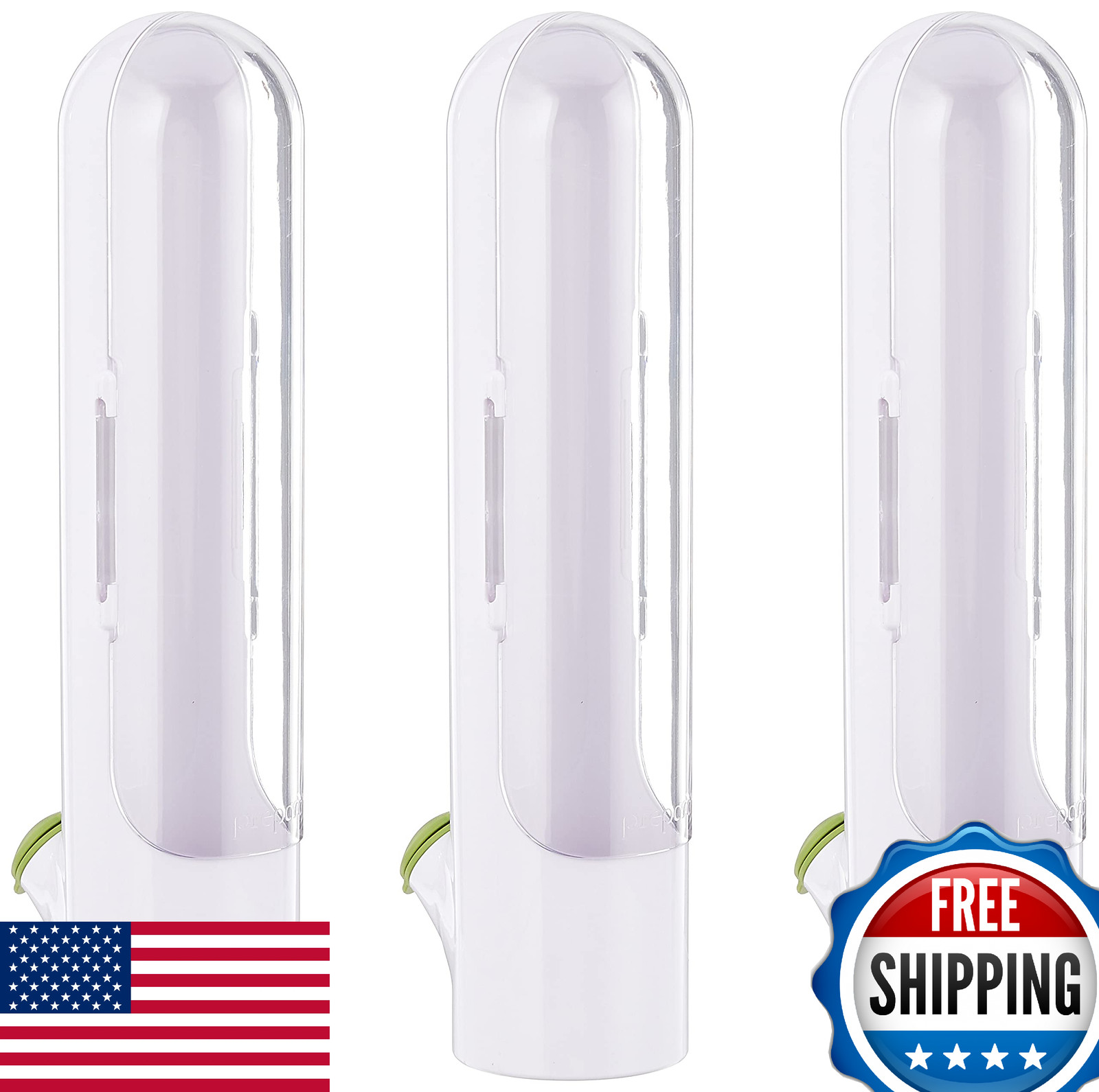 Prepara Herb Savor Pod 2.0 (Set of 3, White) – Keeps Herbs Fresh Longer