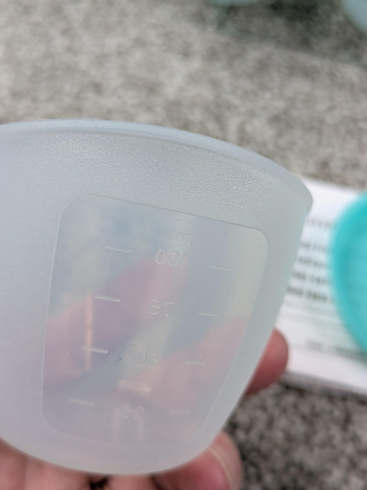 Pampered Chef Mini Freezer Bowls & Rack Set Of 6 Teal Lids Storage Cups