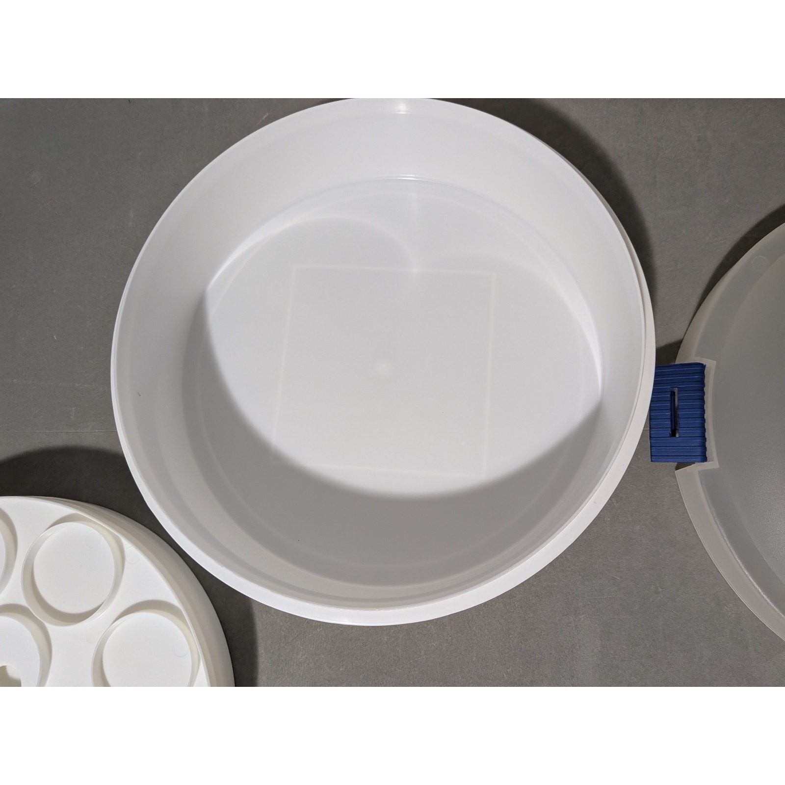 Iris Schwartz Round 3-in-1 Cake, Cupcake & Deviled Egg Carrier