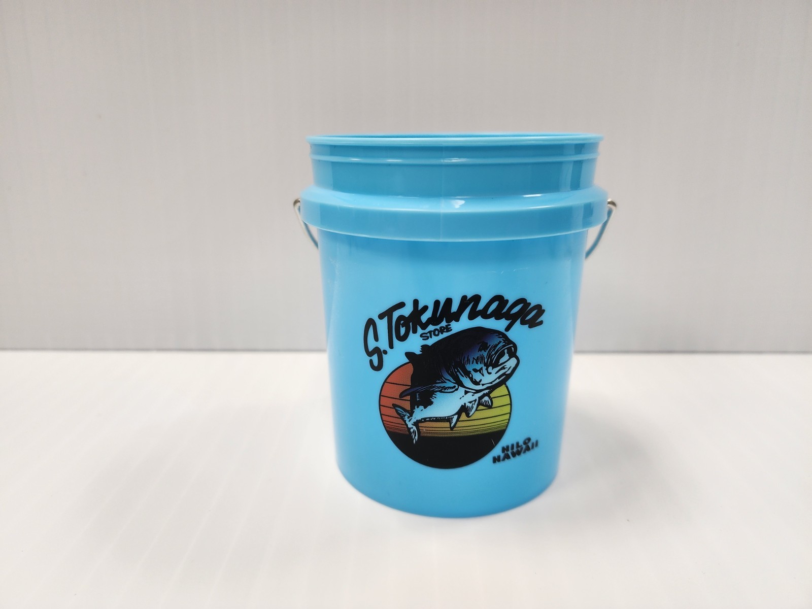 S Tokunaga Hawaii 4″ Tall Mini Bucket Blue