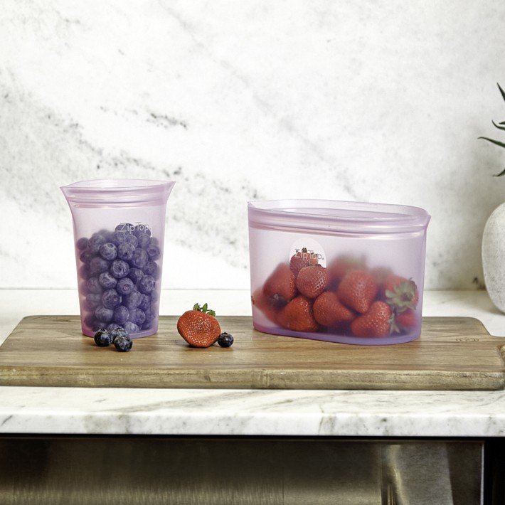 Zip Top 8-Piece Silicone Storage Set-Williams Sonoma|40882