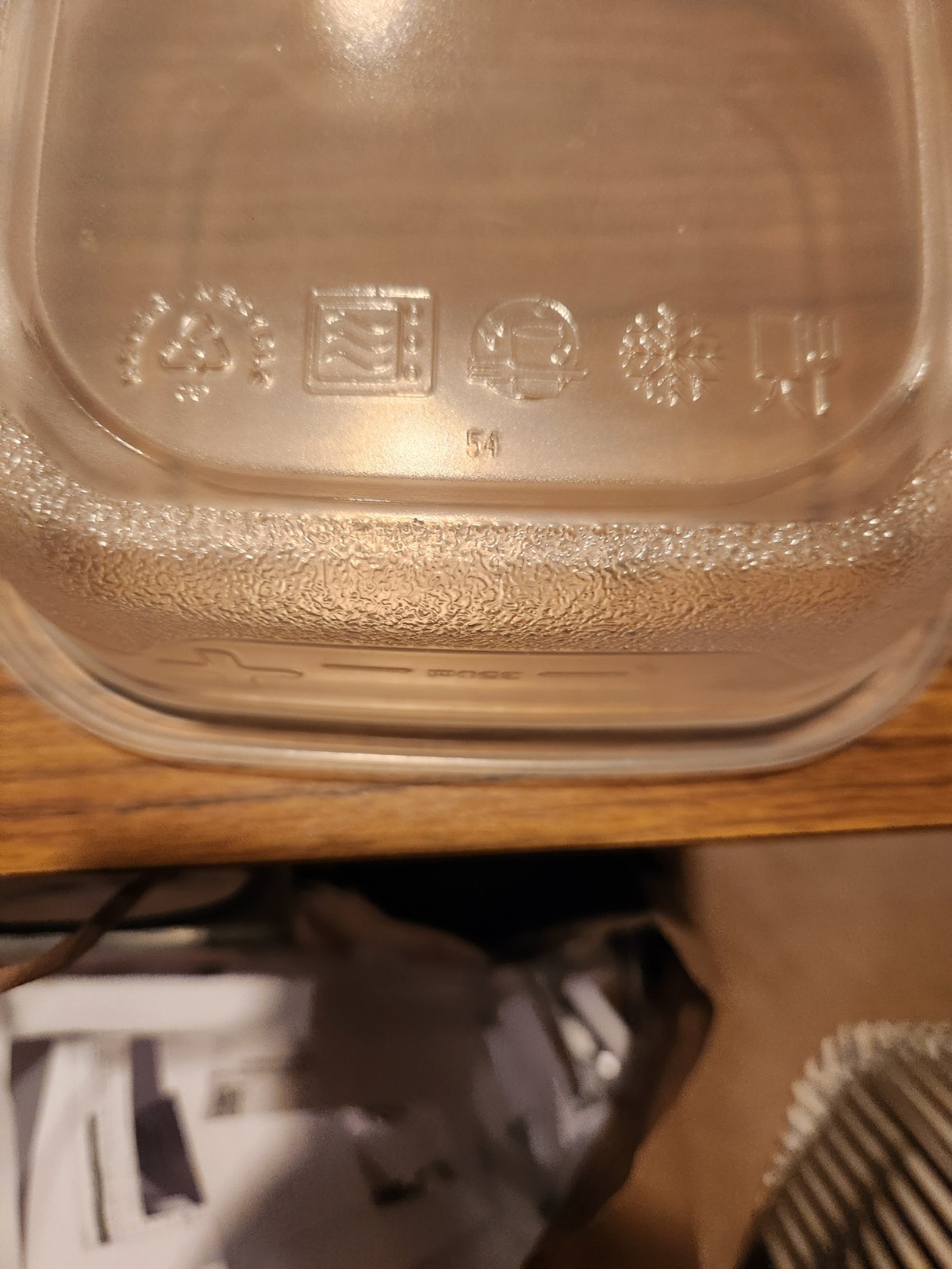 Food Storage Container , 7″x7″X2″ ,Lot of 5 , 25 oz each